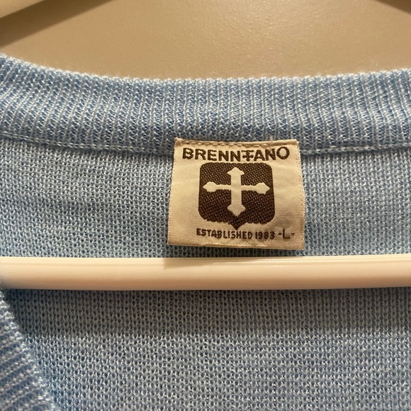 Brenntano Baby Blue Sweater Vest - Picture 4 of 4
